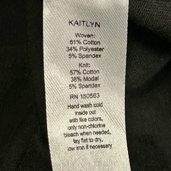 Hinson Wu “Kaitlyn” Puff Sleeve Knit Blouse | Black | XS - Picture 3 of 4